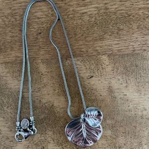Silpada Sterling Silver Leaf Necklace